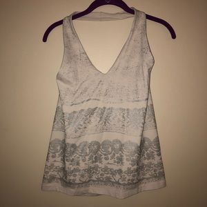 SALE! The Limited Silver foil halter top with bra